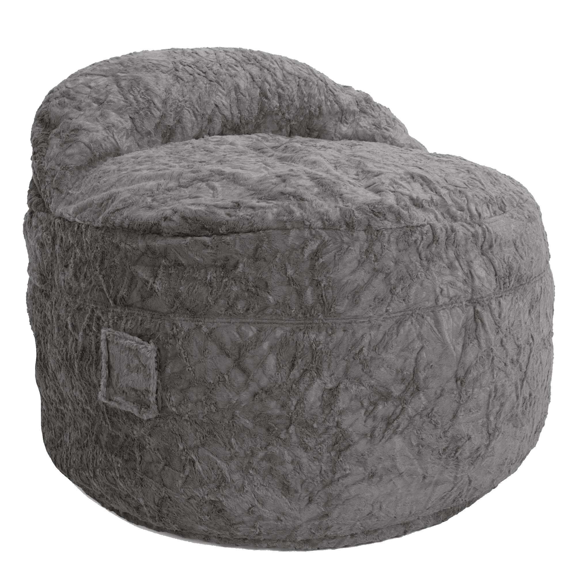 Pillow Lounger - Faux Fur  CordaRoy's Convertible Bean Bags